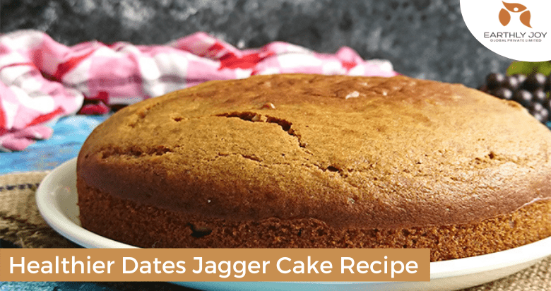 Eggless Atta Jaggery Cake - Bake with Shivesh